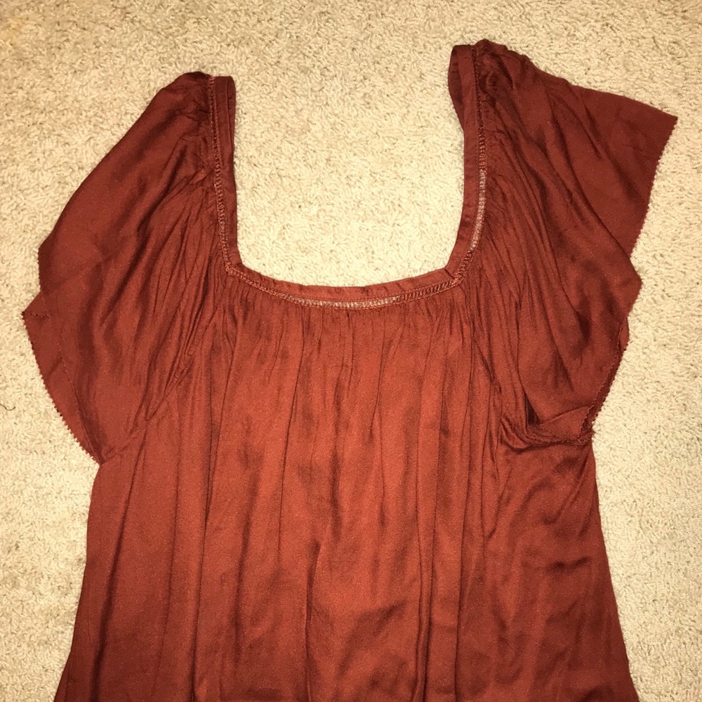 Brown blouse